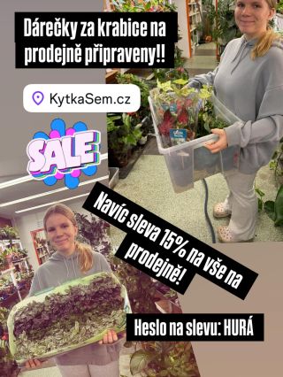 Od pondělí máme opět otevřeno na prodejně v Praze a tak jsme si pro Vás připravili slevu 15% na vše na prodejně. HESLO :...